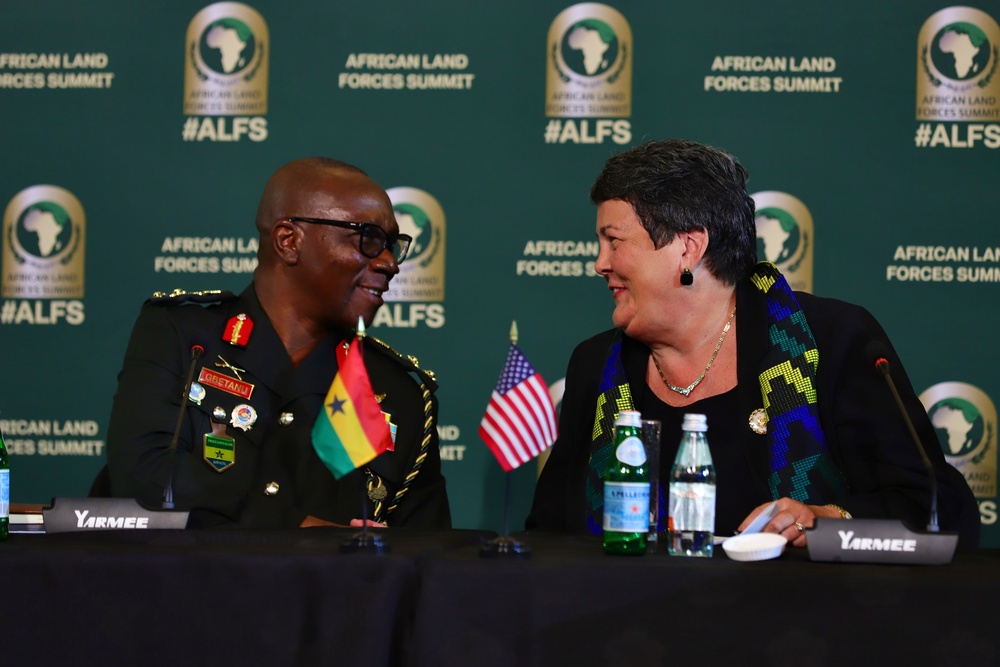 US, Ghana hold press conference during African Land Forces Summit 2025