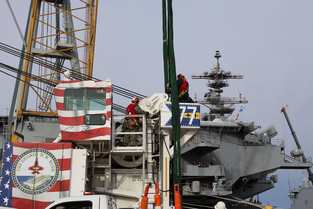 Daily Operations Aboard USS George H.W. Bush (CVN 77)