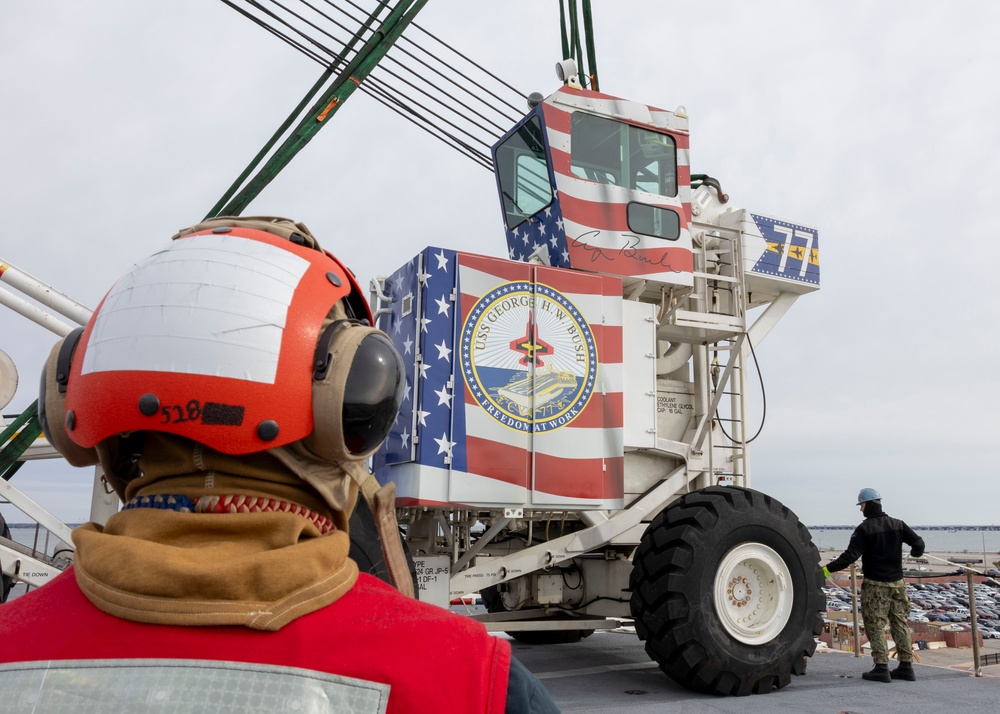 Daily Operations Aboard USS George H.W. Bush (CVN 77)