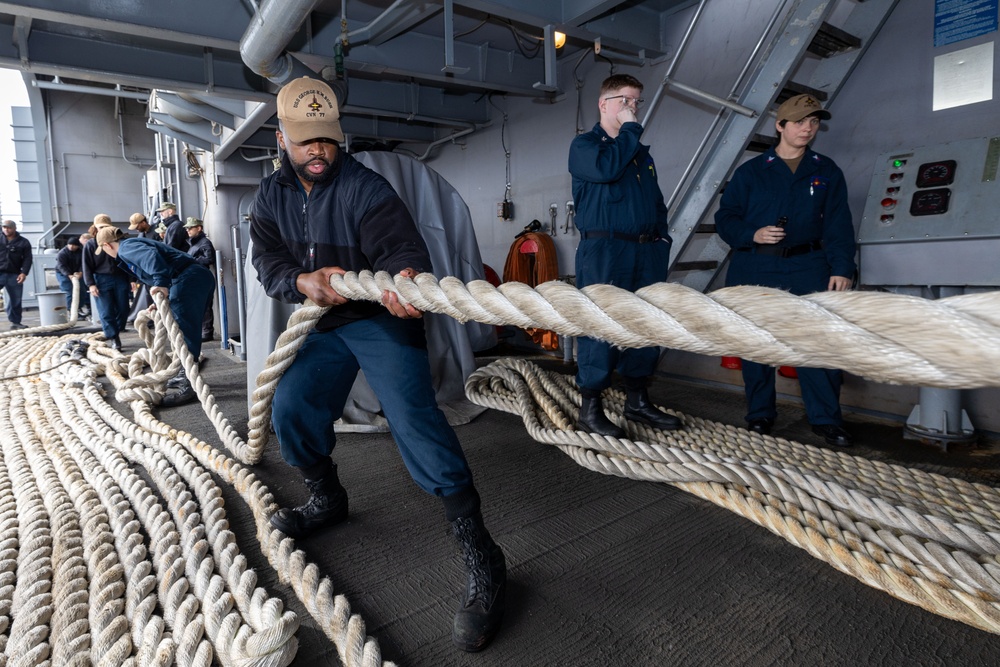 Daily Operations Aboard USS George H.W. Bush (CVN 77)