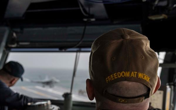 Daily Operations Aboard USS George H.W. Bush (CVN 77)