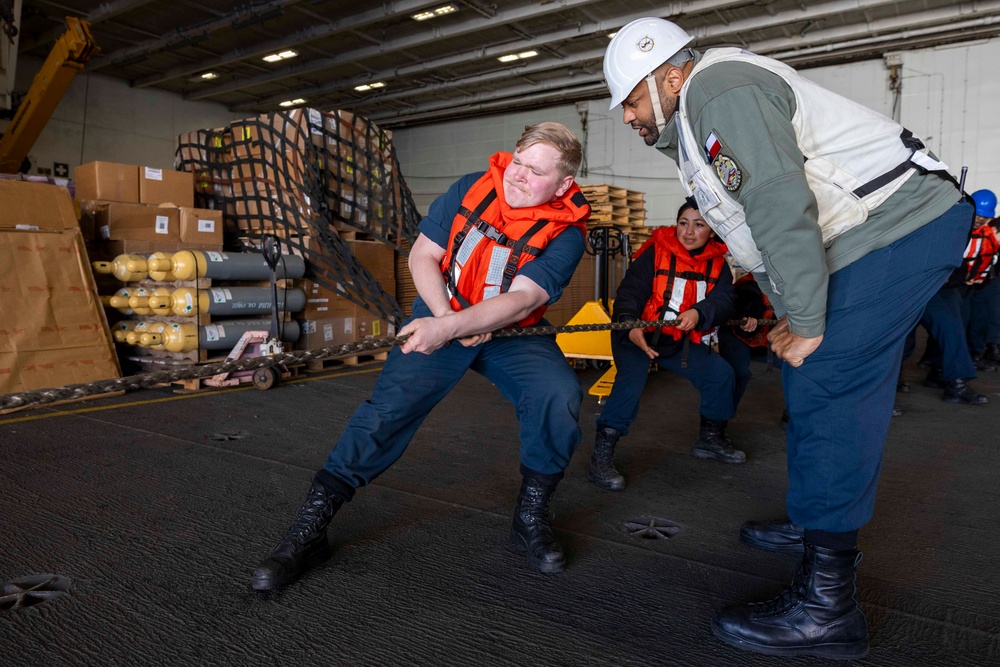 Daily Operations Aboard USS George H.W. Bush (CVN 77)