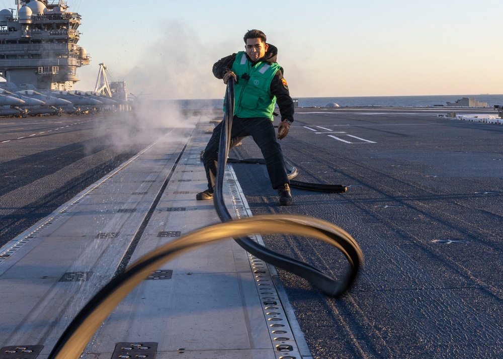 Daily Operations Aboard USS George H.W. Bush (CVN 77)