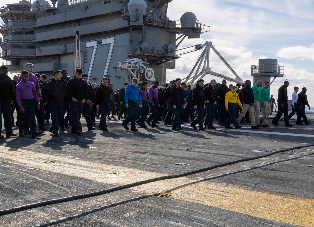Daily Operations Aboard USS George H.W. Bush (CVN 77)
