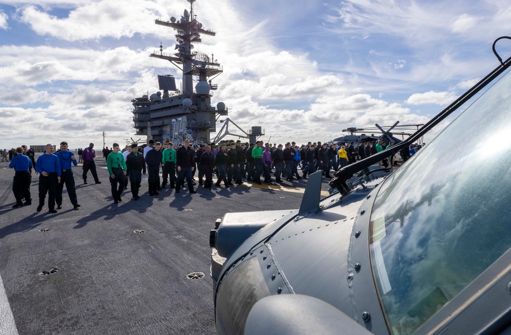 Daily Operations Aboard USS George H.W. Bush (CVN 77)