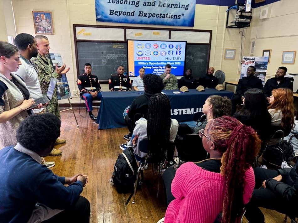 NAVSUP WSS Visits Philadelphia Students for Military Appreciation Week