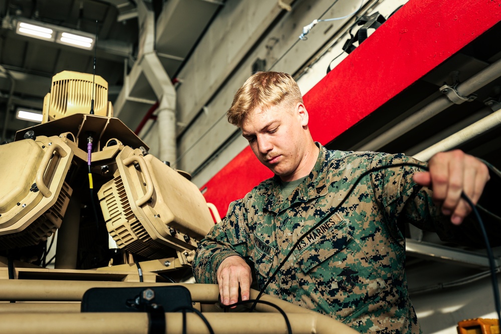 22nd MEU | L-MADIS Operations Aboard USS San Antonio