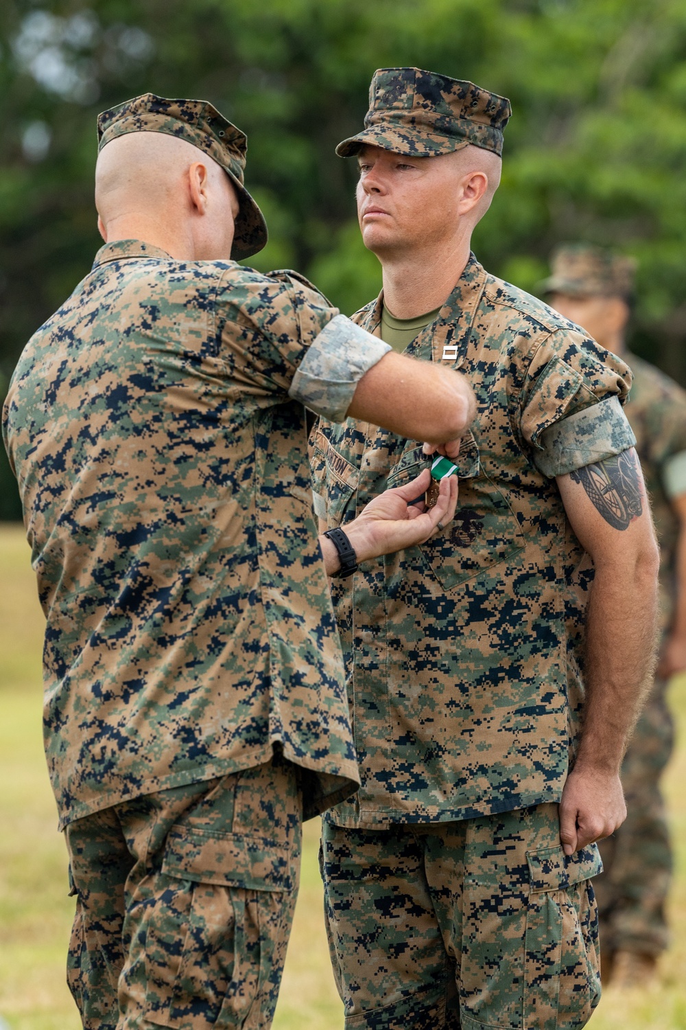HQ Company conducts Change of Command