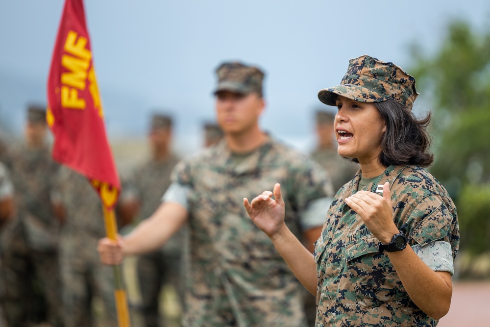 HQ Company Conducts Change of Command