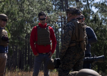 NASCAR Racer Joey Logano Visits U.S. Marines With 2d Combat Engineer Battalion, 2d Marine Division