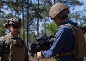 NASCAR Racer Joey Logano Visits U.S. Marines With 2d Combat Engineer Battalion, 2d Marine Division