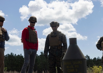 NASCAR Racer Joey Logano Visits U.S. Marines With 2d Combat Engineer Battalion, 2d Marine Division