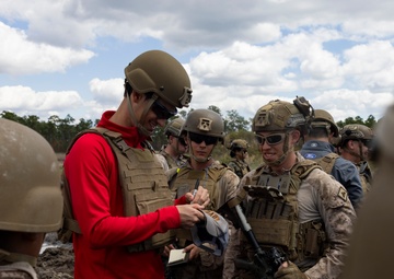 NASCAR Racer Joey Logano Visits U.S. Marines With 2d Combat Engineer Battalion, 2d Marine Division