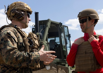 NASCAR Racer Joey Logano Visits U.S. Marines With 2d Combat Engineer Battalion, 2d Marine Division