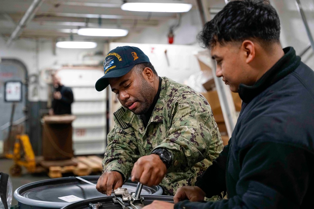 USS Abraham Lincoln conducts routine operations