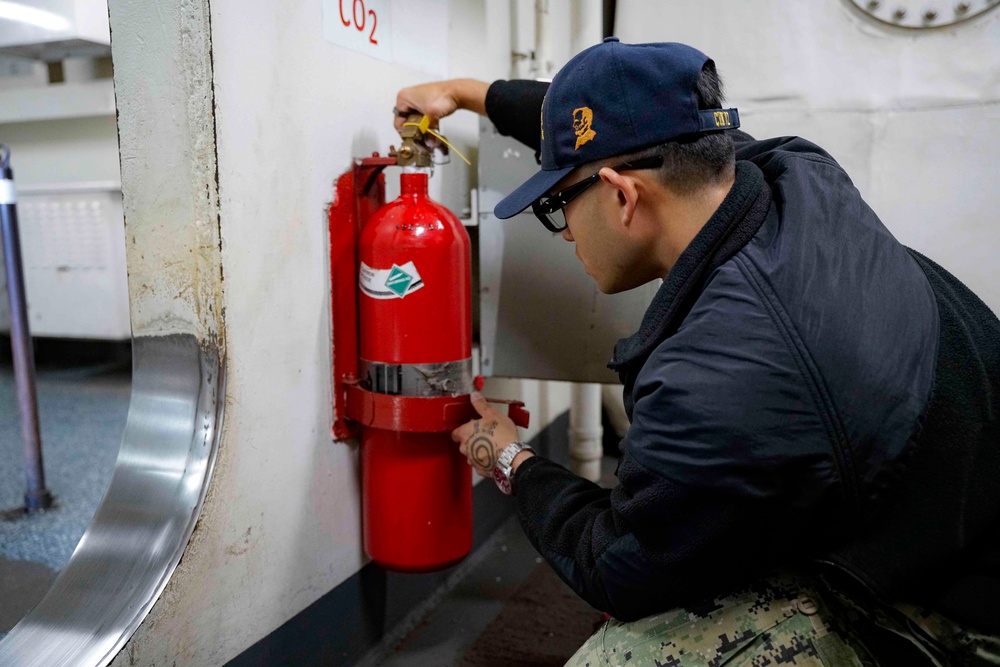 USS Abraham Lincoln conducts routine operations