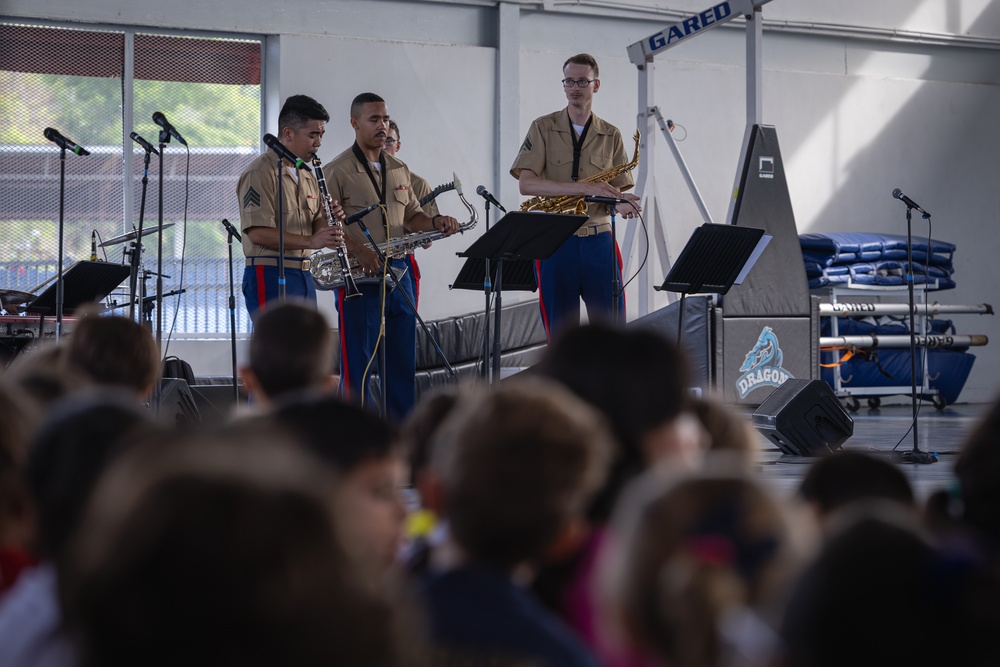 MFR Band Performs at Balboa Academy