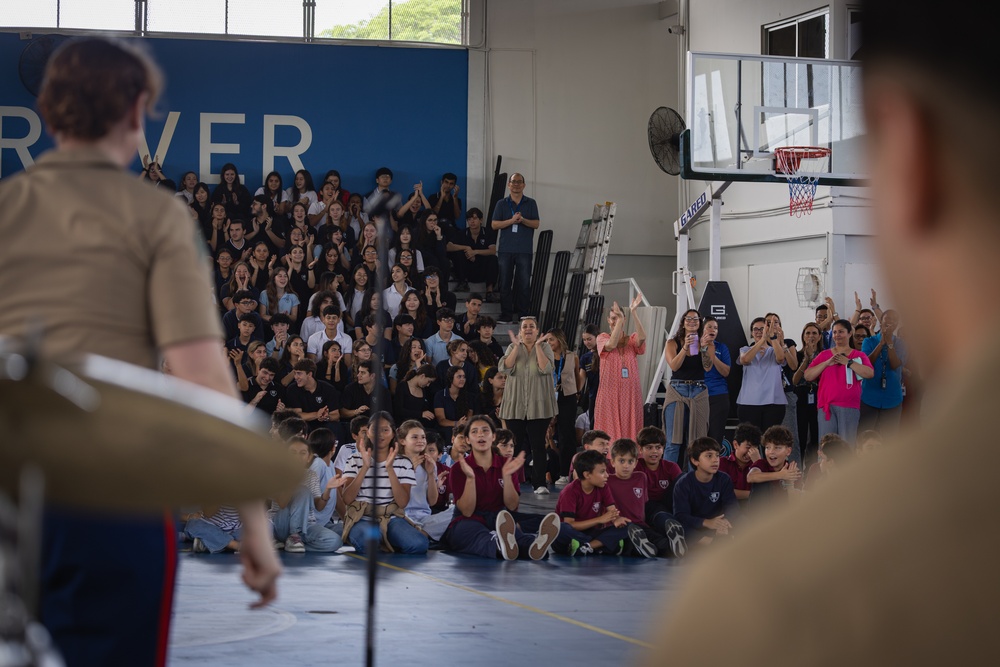 MFR Band Performs at Balboa Academy