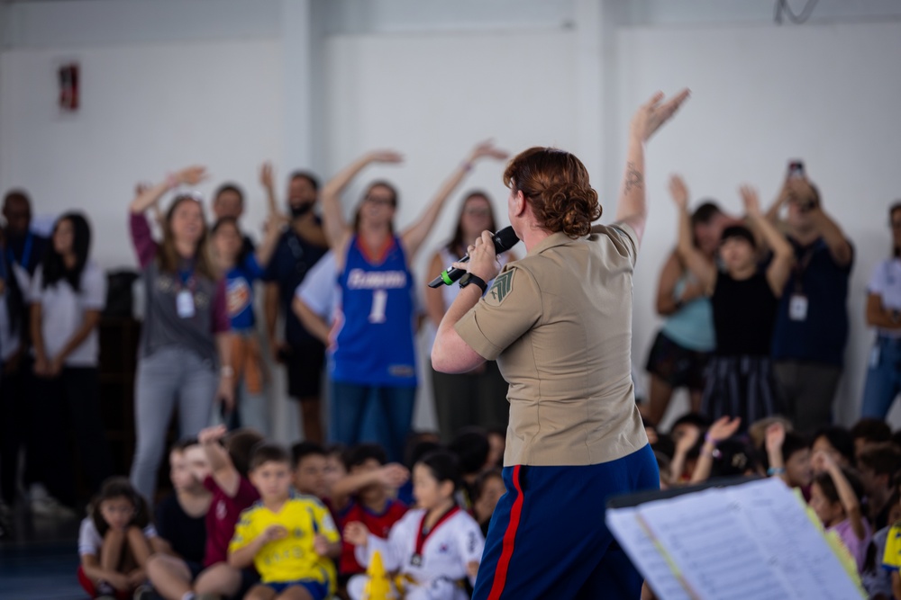 MFR Band Performs at Balboa Academy