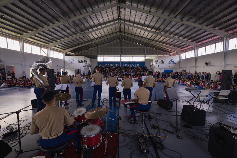 MFR Band Performs at Balboa Academy
