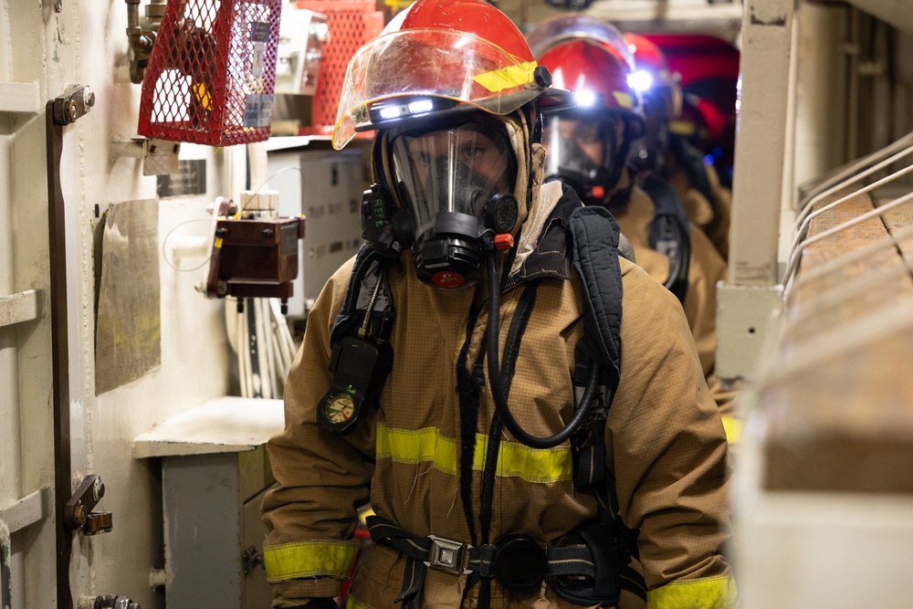 Curtis Wilbur Conduct Repair Locker Drill