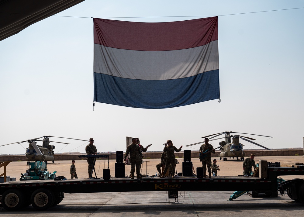 AFCENT Band Brings MWR to Al Asad Air Base