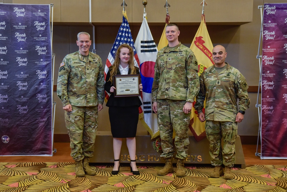 Family member volunteer of the year