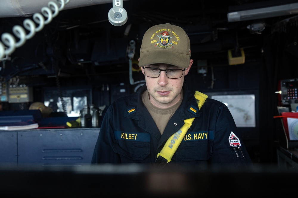 Wayne E. Meyer Conducts Routine Operations in the Indian Ocean