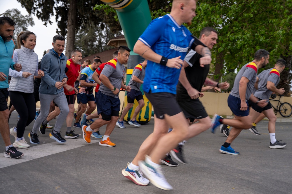 NATO partners show support of SAAPM during 5K