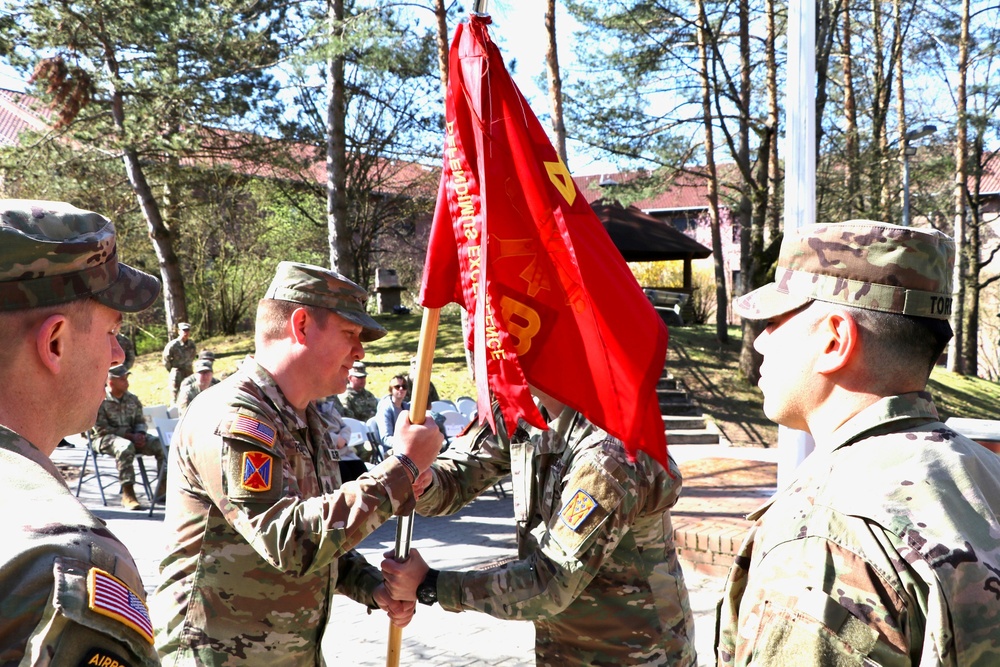 Bravo Battery, 5th Battalion, 4th Air Defense Artillery Regiment Change of Responsibility Ceremony