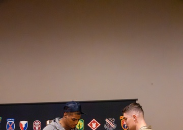 Bills wide receiver, agent, discuss suicide prevention, teamwork