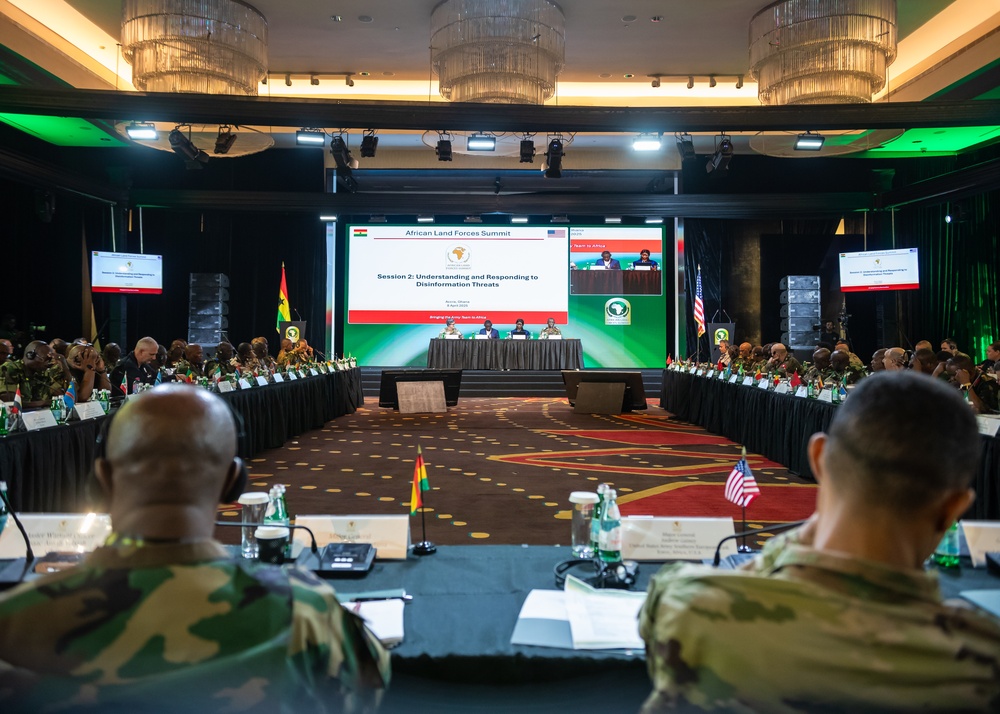 African Land Forces Summit 2025 hosts plenary session on understanding and responding to disinformation threats