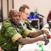 African land force commanders break out into small discussion groups at the African Land Forces Summit 2025