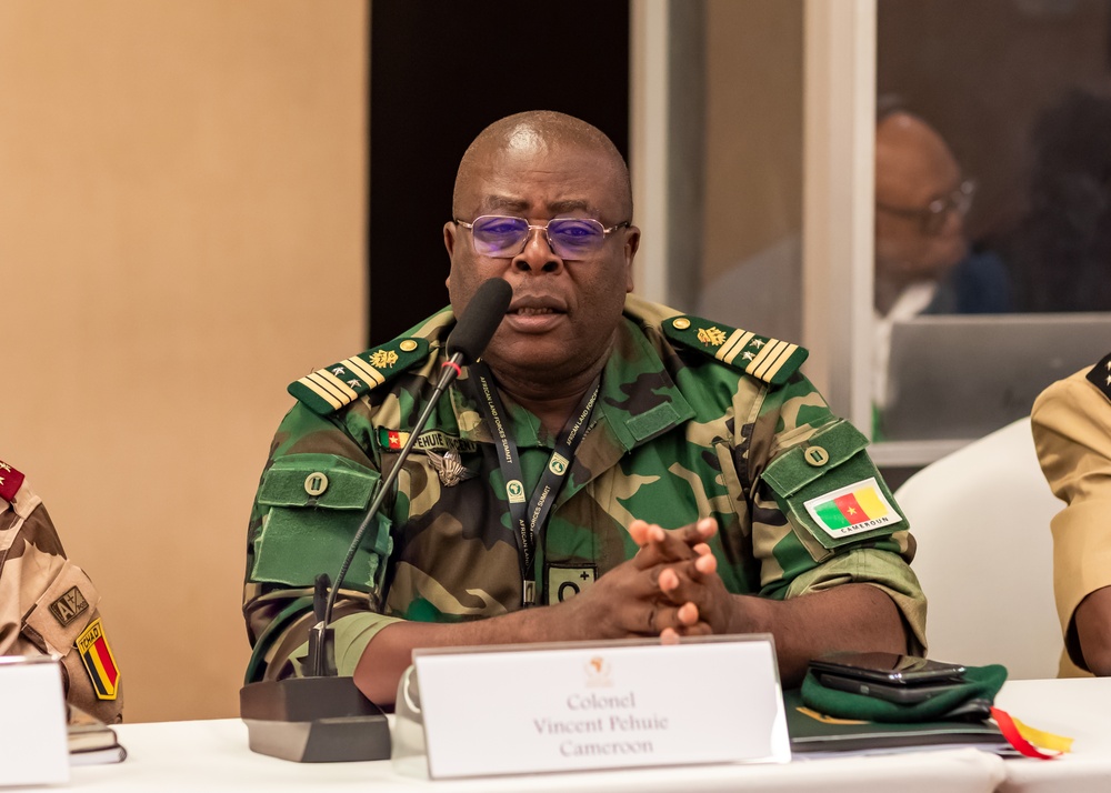 African land force commanders break out into small discussion groups at the African Land Forces Summit 2025