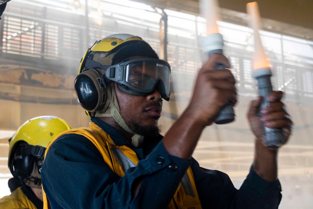 USS Comstock (LSD 45) Completes Cross Well Deck Ops During Tiger Triumph 2025