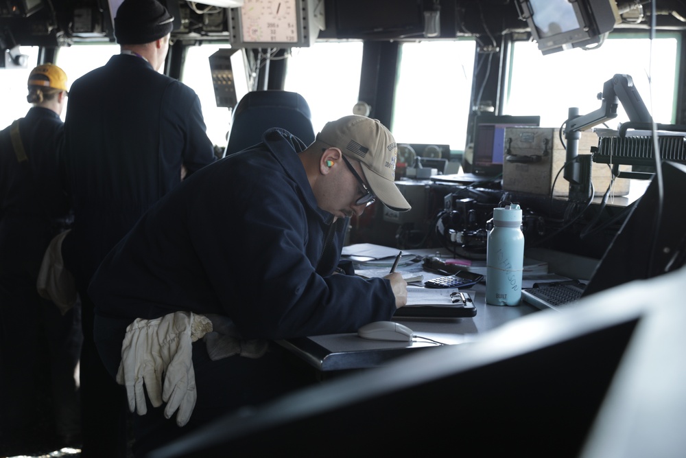 Roosevelt Sailors Stand Watch
