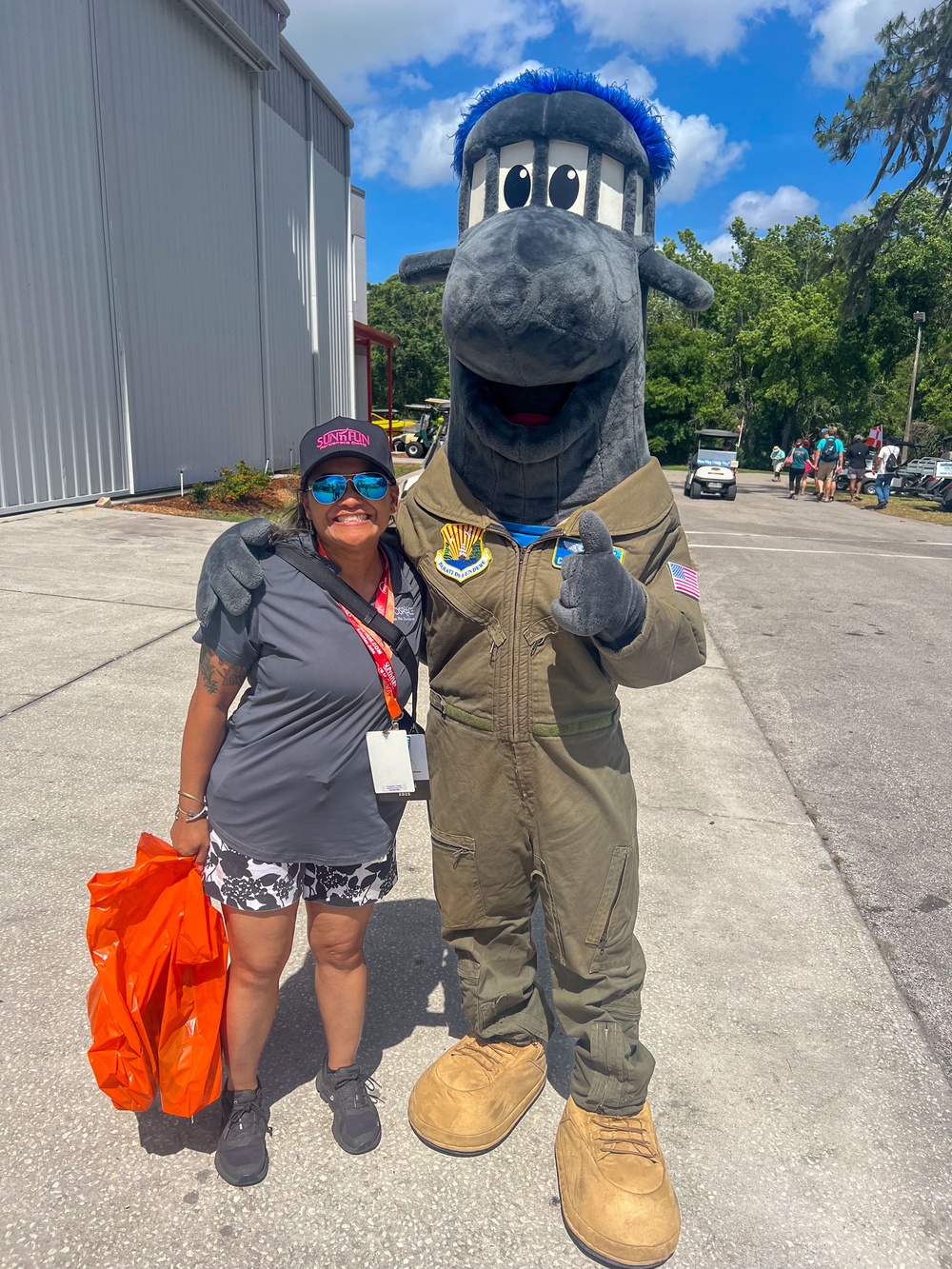 Champa Boom visits Sun N Fun Aerospace Expo
