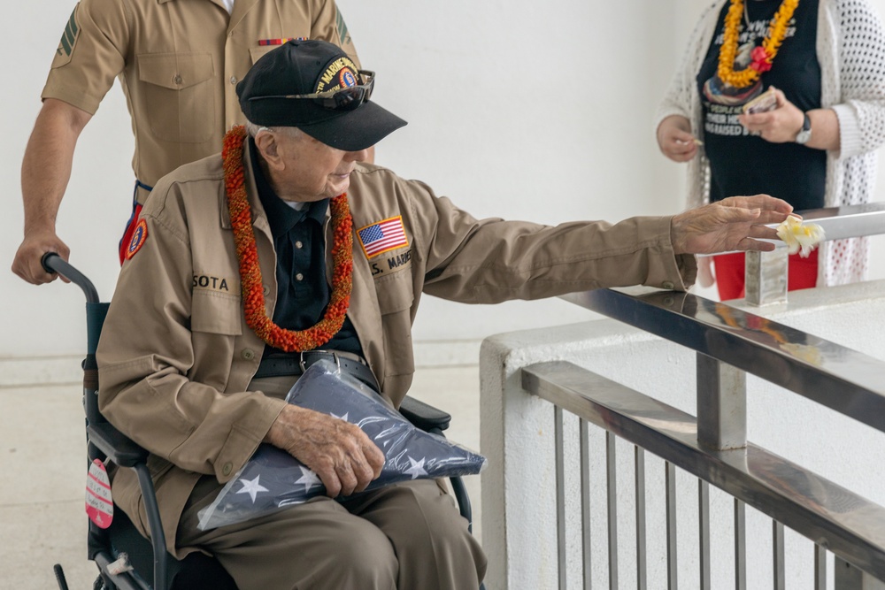 WWII Veteran Visits USS Arizona