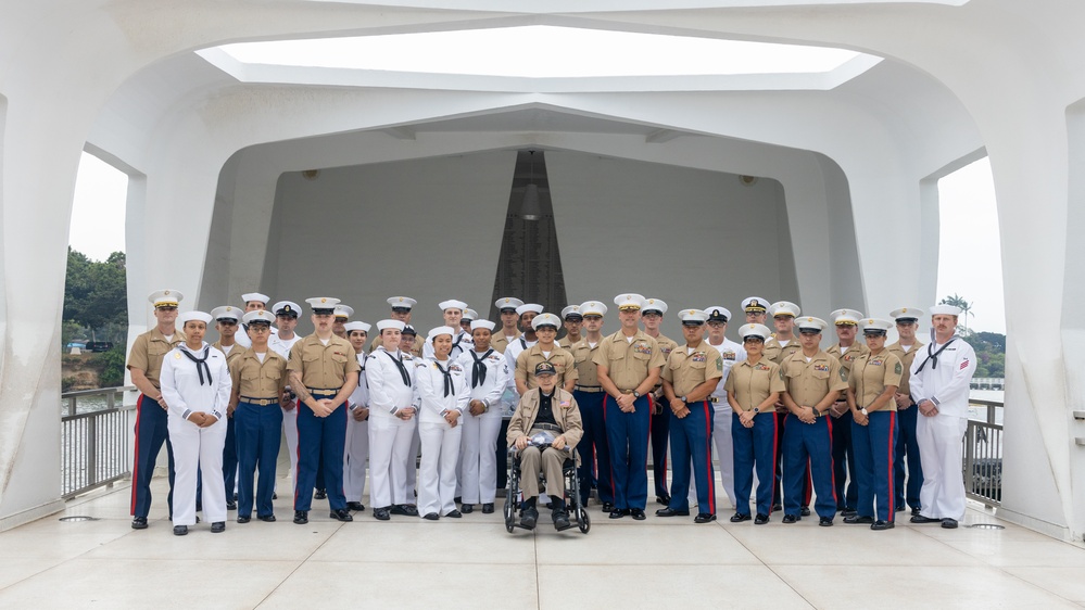 WWII Veteran Visits USS Arizona