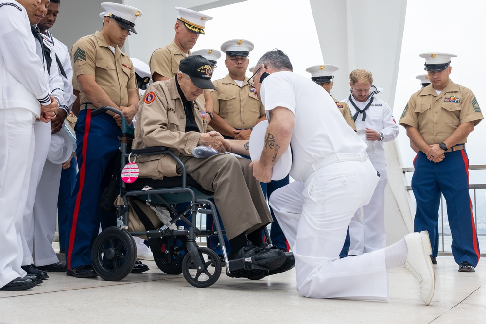 WWII Veteran Visits USS Arizona
