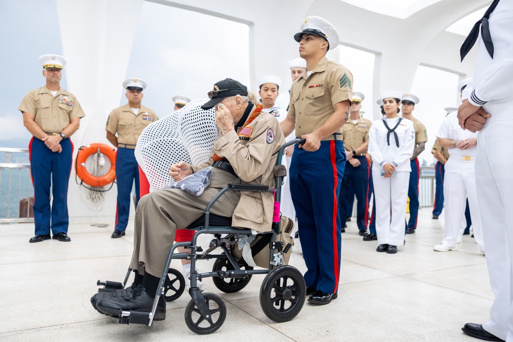 WWII Veteran Visits USS Arizona