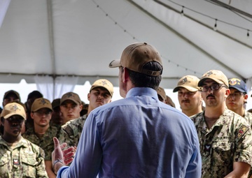 Secretary of Defense Hegseth visits USS Chosin in Panama