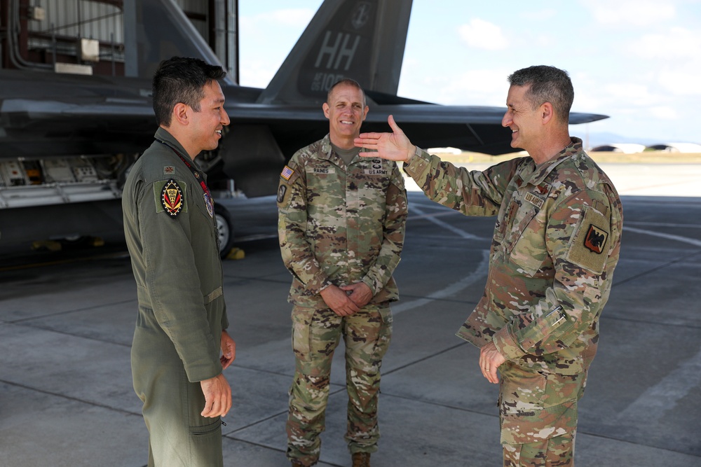 Nordhaus, Raines visit Hawaii National Guard