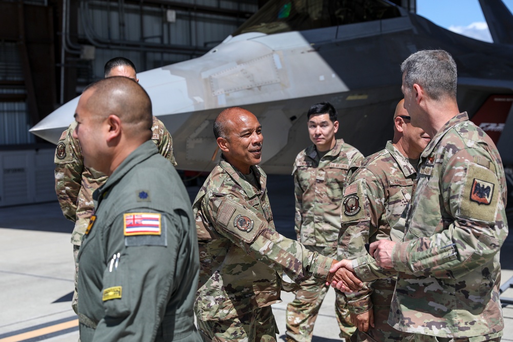 Nordhaus, Raines visit Hawaii National Guard