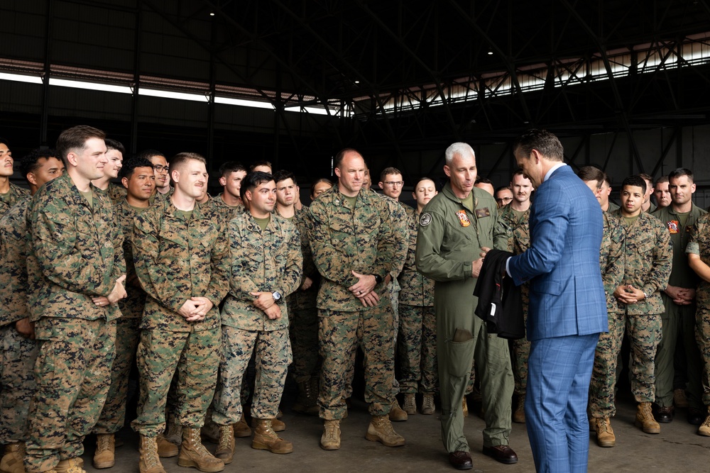 SD Hegseth visits U.S. military personnel