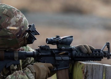 Avalanche company, 1-297th IN, executes buddy team fires at annual training 2025