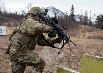 Avalanche company, 1-297th IN, executes buddy team fires at annual training 2025
