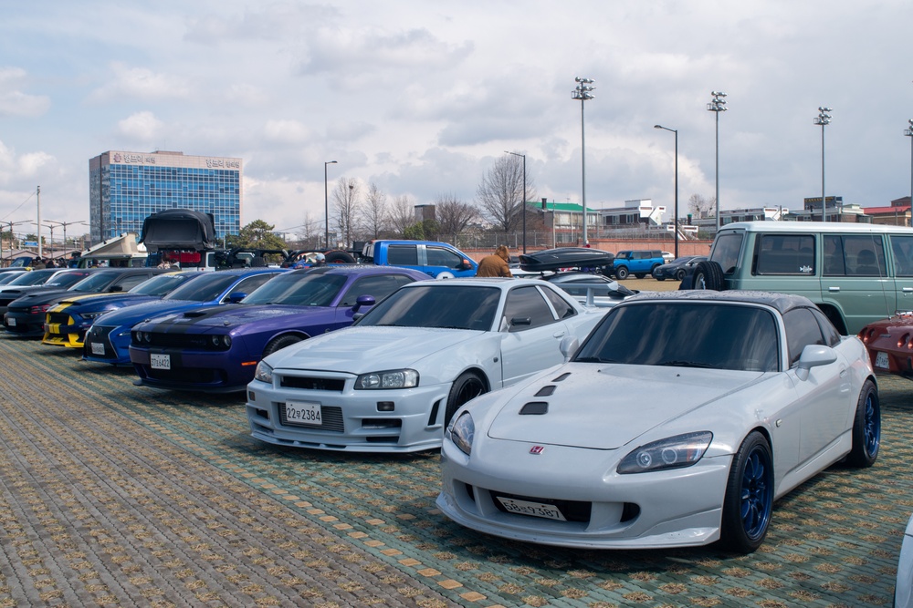 Cars on display during the Car and Bike show