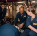 Abraham Lincoln conducts a medical emergency drill