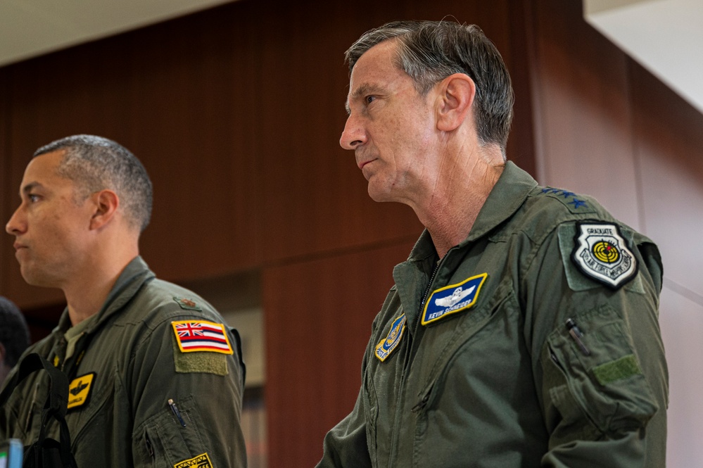Pacific Air Forces commander takes to the skies